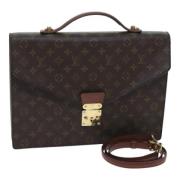 Louis Vuitton Vintage Pre-owned Canvas portfljer Brown, Dam