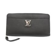 Louis Vuitton Vintage Pre-owned Laeder plnbcker Black, Dam