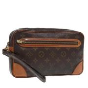 Louis Vuitton Vintage Pre-owned Canvas kuvertvskor Brown, Dam