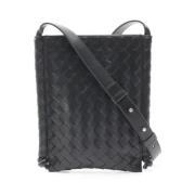 Bottega Veneta Vintage Pre-owned Laeder axelremsvskor Black, Dam