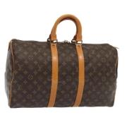 Louis Vuitton Vintage Pre-owned Canvas resvskor Brown, Dam