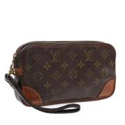 Louis Vuitton Vintage Pre-owned Canvas kuvertvskor Brown, Dam