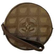 Chanel Vintage Pre-owned Canvas kuvertvskor Brown, Unisex