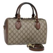 Gucci Vintage Pre-owned Canvas gucci-vskor Brown, Dam