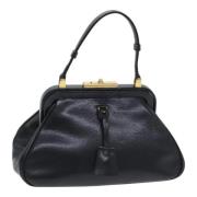 Prada Vintage Pre-owned Laeder handvskor Black, Dam