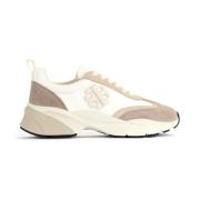 Tory Burch Good Luck Sneakers Vit Elfenben Nylon White, Dam