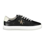 Calvin Klein Sportiga Svarta Sneakers med Kontrastdetaljer Black, Herr