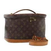 Louis Vuitton Vintage Pre-owned Canvas handvskor Brown, Dam