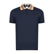 Burberry Polo med logotyp Blue, Herr