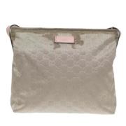 Gucci Vintage Pre-owned Nylon gucci-vskor Gray, Dam