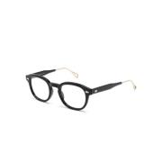 Moscot Lemtosh TT OPT Black Gold Optical Frame Black, Unisex