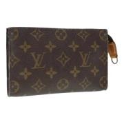 Louis Vuitton Vintage Pre-owned Canvas necessrer Brown, Dam