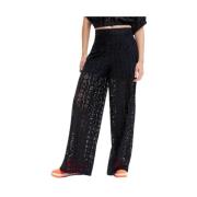 Desigual Slim-fit Trousers Black, Dam