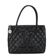 Chanel Vintage Pre-owned Laeder handvskor Black, Dam