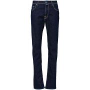 Jacob Cohën Slim Fit Mörkblå Jeans Blue, Herr