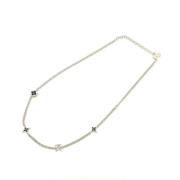 Louis Vuitton Vintage Pre-owned Silver halsband Gray, Herr