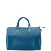 Louis Vuitton Vintage Pre-owned Laeder louis-vuitton-vskor Blue, Dam