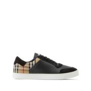 Burberry Svarta Sneakers Snygga Skor Black, Herr