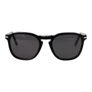 Persol Stiliga solglasögon med modell 0Po3345S Black, Herr