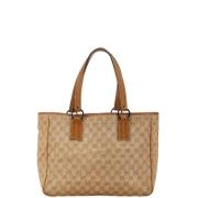 Gucci Vintage Pre-owned Canvas handvskor Brown, Dam