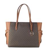 Michael Kors Jet Set Travel Stor Toteväska Brown, Dam