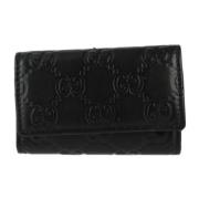 Gucci Vintage Pre-owned Laeder hem-och-kontorstillbehr Black, Dam