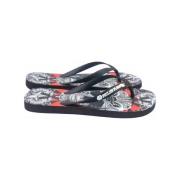 Philipp Plein Grafiskt Tryck Gummisula Slides Multicolor, Dam