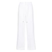 Ralph Lauren Jovonie wide leg byxa White, Dam