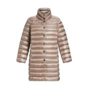 Marina Rinaldi Beige Vattenavvisande Pufferjacka Beige, Dam