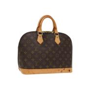 Louis Vuitton Vintage Pre-owned Canvas handvskor Brown, Dam