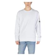 Moschino Herr Sweatshirt Höst/Vinter Kollektion White, Herr