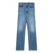 Mother Regular Fit Kick It Jeans Blue, Dam