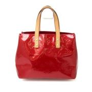 Louis Vuitton Vintage Pre-owned Tyg louis-vuitton-vskor Red, Dam