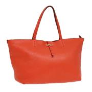 Salvatore Ferragamo Pre-owned Pre-owned Laeder axelremsvskor Orange, D...