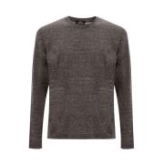 Corneliani Grå Ull T-shirt Gray, Herr