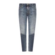 Dsquared2 Mörkblå Ripped Cool Guy Jeans Blue, Herr