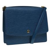 Louis Vuitton Vintage Pre-owned Laeder louis-vuitton-vskor Blue, Dam