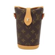 Louis Vuitton Vintage Pre-owned Canvas crossbodyvskor Brown, Dam