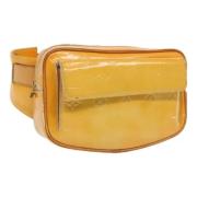 Louis Vuitton Vintage Pre-owned Laeder crossbodyvskor Yellow, Dam