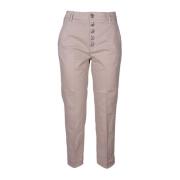 Dondup Chino Byxor med Juvelknapp för Kvinnor Pink, Dam