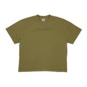 Karl Kani Broderad Logo Box Tee Green, Herr