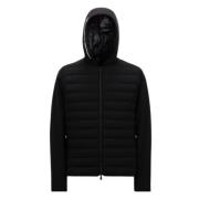 Moncler Stilren Stickad Kofta för Kvinnor Black, Herr