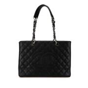 Chanel Vintage Pre-owned Laeder axelremsvskor Black, Dam