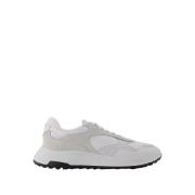 Hogan Vita Läder Hyperlight Sneakers med H Skär White, Herr