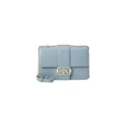 Armani Exchange Stilig kvinna Crossbody väska Blue, Dam