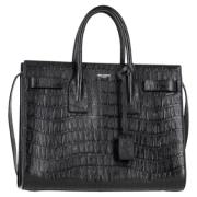 Yves Saint Laurent Vintage Pre-owned Laeder handvskor Black, Dam