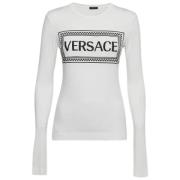 Versace Pre-owned Pre-owned Tyg toppar White, Dam