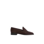 ATP Atelier Valnöt Mocka Loafer Sko Brown, Dam