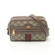 Gucci Vintage Pre-owned Canvas gucci-vskor Beige, Dam