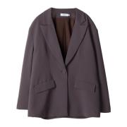 Stylein Elegant Blazer för Kvinnor Brown, Dam